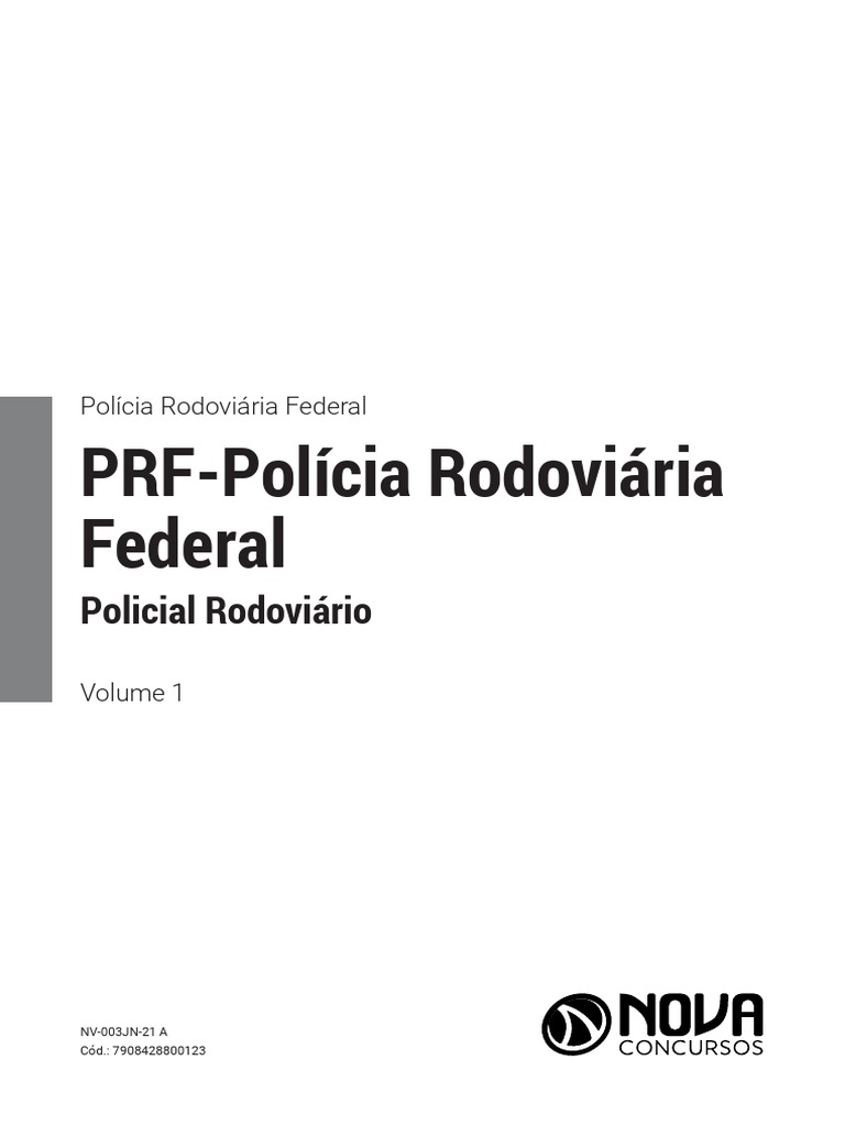 Apostila PRF Atualizada 2021 | PDF