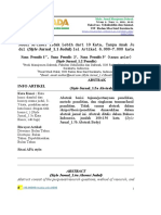 Judul Artikel Tidak Lebih Dari 10 Kata, Tanpa Anak Ju Dul (Style Jurnal - 1.1 Judul) Isi Artikel 6.000-7.000 Kata