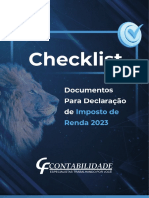 Checklist de documentos para declaração de IRPF