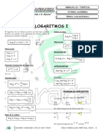 Algebra Logaritmos I Separata # 28