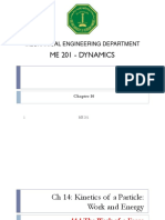 Me 201 - Dynamics: Mechanical Engineering Department