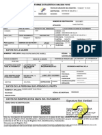 Informe Estadístico Nacido Vivo: Signature Not Verified