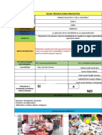 SI X NO: Ficha Técnica para Proyectos