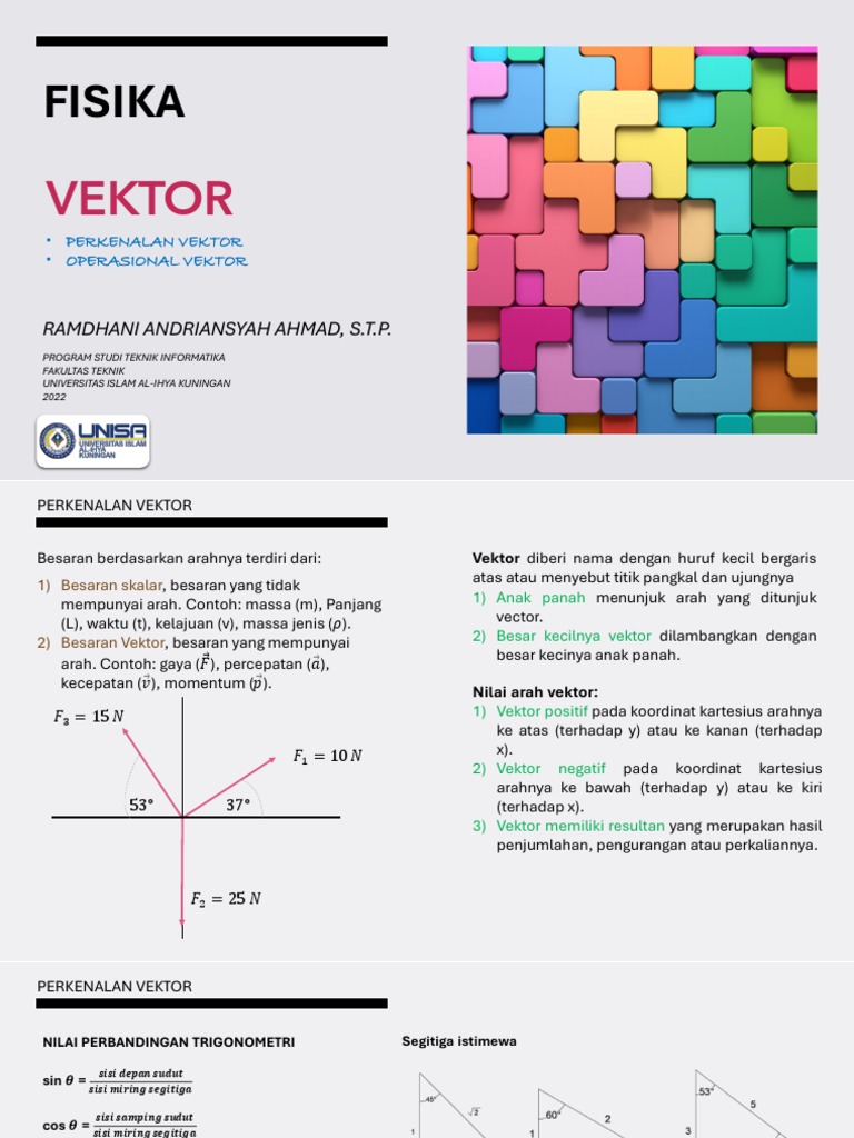 Pertemuan Ke 2 Vektor Pdf