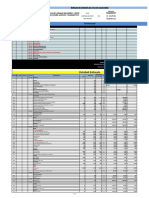 Estimate of Materials and Cost of Construction: Div-01 General