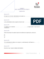 Unidad Ii Ramo: Administración Pública Ejercicios Ejercicio Nº1