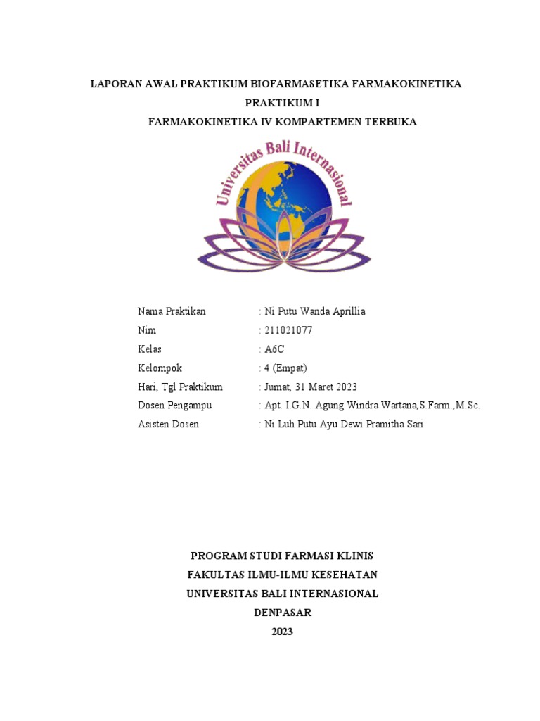 Laprak Biofarmasetika | PDF