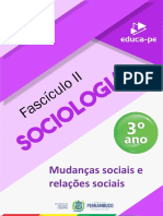 Fascículo - 2 - 3º - Ano - Sociologia - (Mudanças Sociais e Relações Sociais)