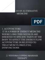 Examples of Alternative Medicine