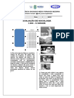 Avaliação de Sociologia: 2 Ano - Iv Unidade