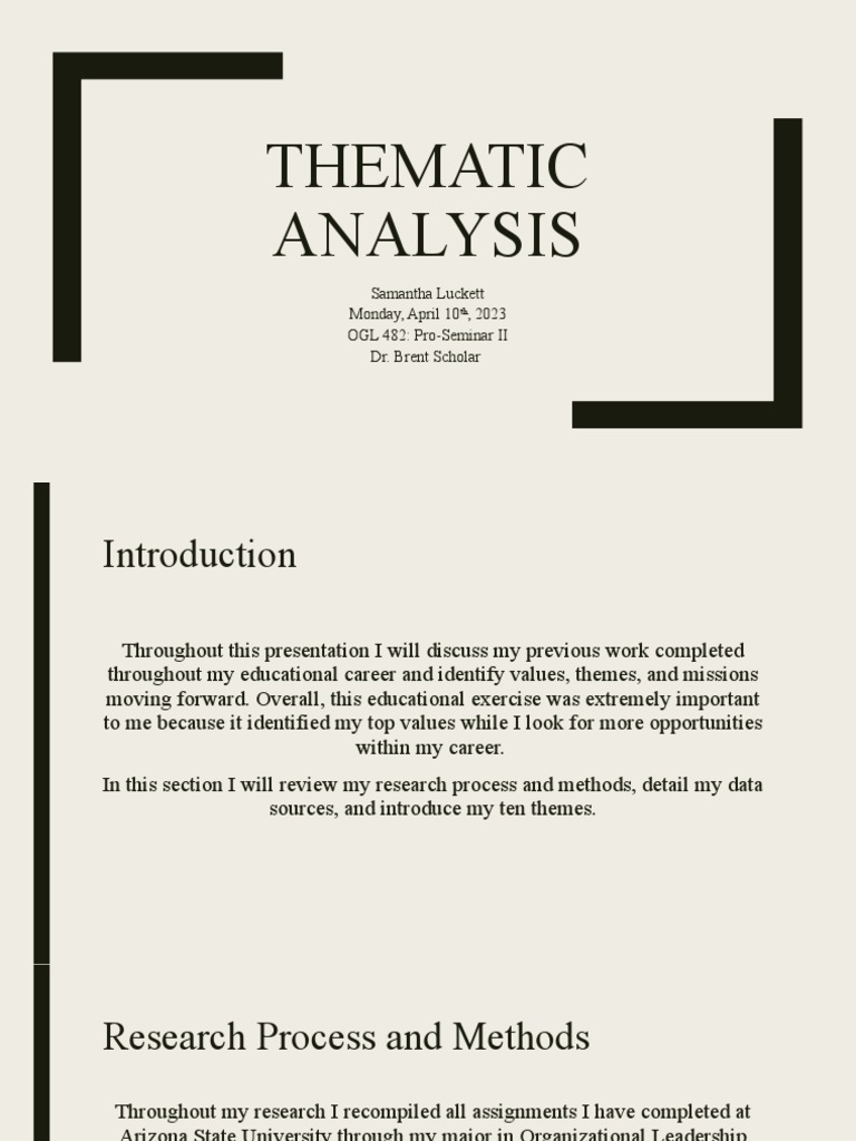 Thematic Analysis of Educational Values | PDF | Goal | Empathy