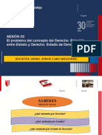 Sesión 02: El Problema Del Concepto Del Derecho. Relación Entre Estado y Derecho. Estado de Derecho