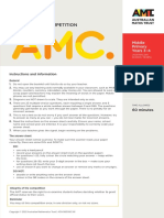 2022 AMC Paper MP OMR