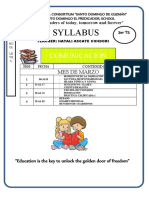 Syllabus: Comunicación