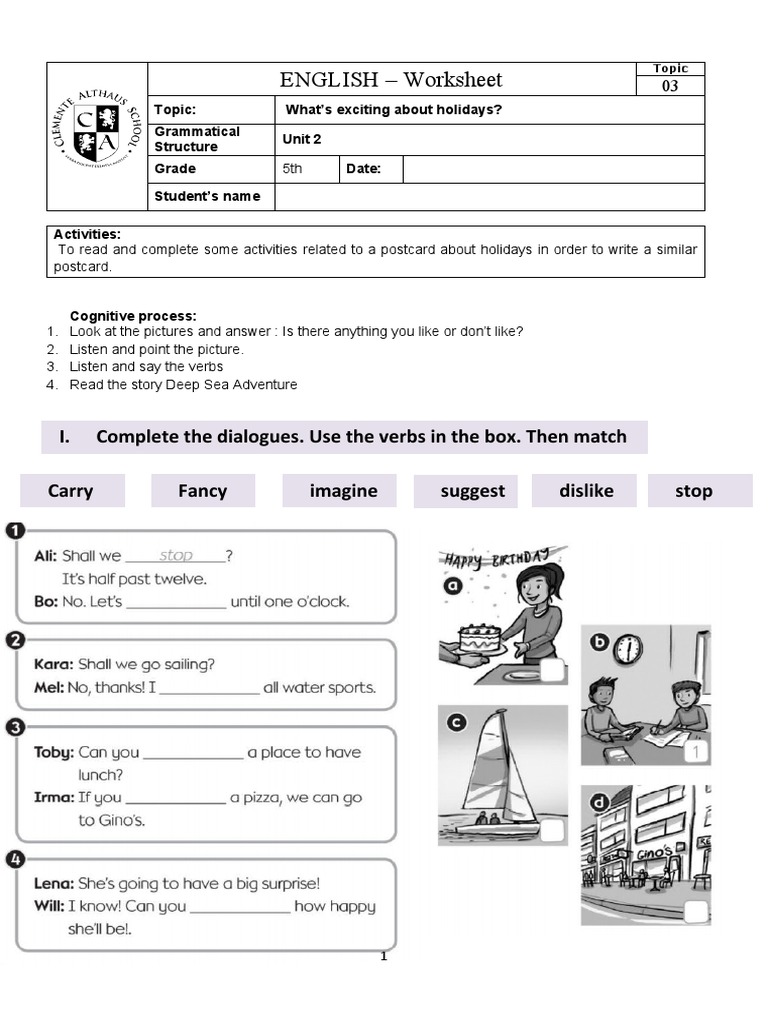 Worksheet Class #2 PDF