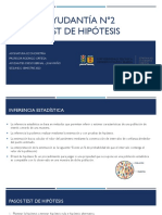 Ayudantía N°2 Test de Hipótesis