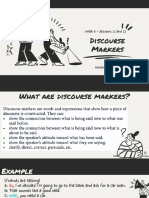 Grammar. Discourse Markers