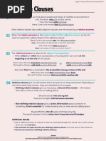 Understanding Relative Clauses Explained | PDF | Linguistics | Syntax