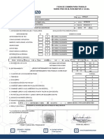 X X X X X X X: Ficha de Examen para Trabajo Sobre Piso en Altura Mayor A 1.8 Mts