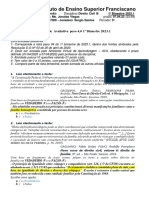 Direito Civil III - Questionário 1ºBI-P-4