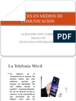 Avances en Medios de Comunicacion: Alejandro Fino Torres GRADO 902 Tecnlogia E Informatica