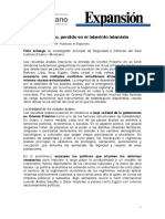 Oriente Próximo, Perdido en El Laberinto Islamista: Lunes 6 de Octubre de 2014. Publicado en Expansión