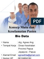 Konsep Mutu Dan Keselamatan Pasien