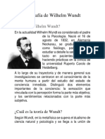 Biografía de Wilhelm Wundt