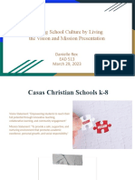 Shaping School Culture by Living The Vision and Mission Presentation 5