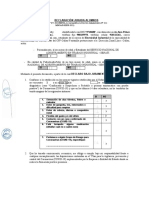 Declaración Jurada Alumnos