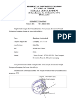 SURAT KETERANGAN TDK Bekerja