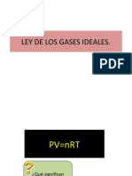 Ley de Los Gases Ideales