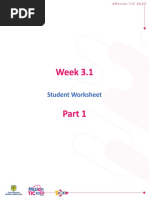 W3 C1 Reading Student Worksheet