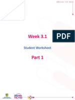 Week 3.1 Student Worksheet