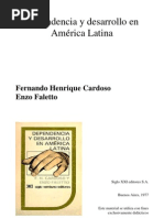 Cardoso y Faletto - Dependencia y desarrollo en América Latina