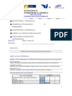 Ejemplo de Anteproyecto de Residencias