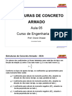 Estruturas de Concreto Armado: Aula 05 Curso de Engenharia Civil