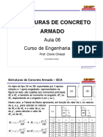 Estruturas de Concreto Armado: Aula 06 Curso de Engenharia Civil