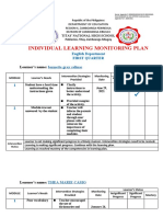 Individual Learning Monitoring Plan