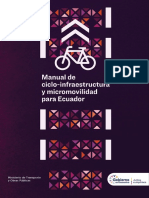 Manual de Ciclo Infraestructura y Micromovilidad en Ecuador 20220520