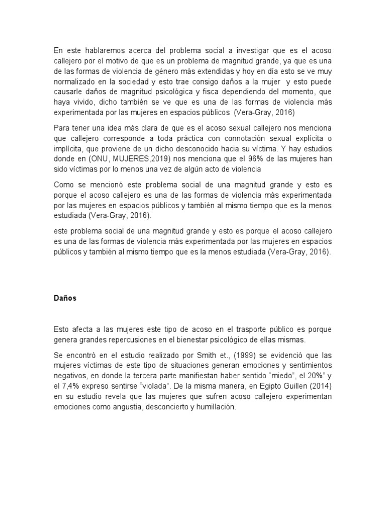Acoso | PDF | Acoso sexual | Violencia