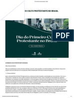IPB - O Primeiro Culto Protestante No Brasil
