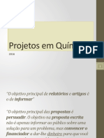 Projetos em Química I