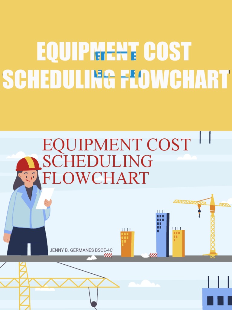 Equipment Cost Scheduling FlowchartCe Pro3 PDF Software