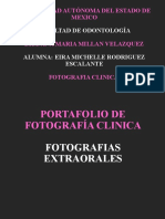 Fotografía clínica odontológica: portafolio de radiografías y fotografías extraorales