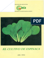 Folleto - El Cultivo de Espinaca R.I. 2002