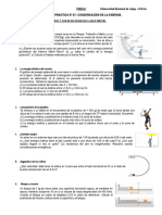 Conservación de la energía en problemas de Física I