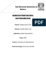 Universidad Nacional Autónoma de México: Historia y objetivos del outsourcing