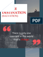 Change Destination: (Salvation)