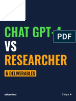 Chat Gpt-4 Vs Researcher: 6 Deliverables